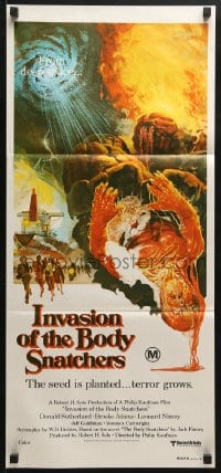 4c638 INVASION OF THE BODY SNATCHERS Aust daybill 1978 Kaufman classic remake of sci-fi thriller!