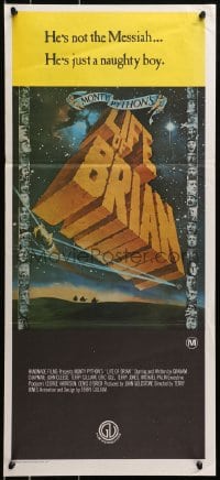4c676 LIFE OF BRIAN Aust daybill 1979 Monty Python, Graham Chapman in the title role!