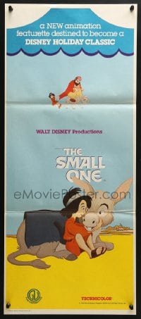 4c866 SMALL ONE Aust daybill 1978 Walt Disney, Don Bluth, animated donkey cartoon!