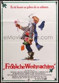 4c179 CHRISTMAS STORY German 1984 classic Christmas movie, best different artwork!