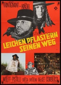 4c206 GREAT SILENCE German 1969 Corbucci, Kinski & Trintignant, spaghetti western!