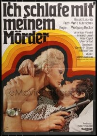 4c225 MOONLIGHTING MISTRESS German 1972 German sexploitation, sexy near-naked girl with gun!