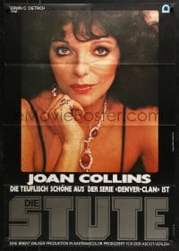 4c246 STUD teaser German 1979 Joan Collins, from Jackie Collins novel, sexy art by George Morf!