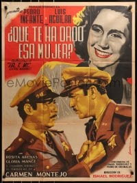 4c043 QUE TE HA DADO ESA MUJER Mexican poster 1951 What Did That Woman Give You?