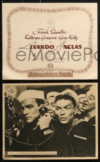 4c014 ANCHORS AWEIGH 13 Spanish LCs 1948 sailors Frank Sinatra & Gene Kelly with Kathryn Grayson!