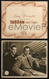 4c033 TARZAN'S NEW YORK ADVENTURE 13 Spanish LCs 1947 Weissmuller & O'Sullivan!