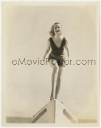 4d075 24 HOURS  8x10.25 still 1931 Miriam Hopkins in swimsuit on front of boat by Otto Dyar!