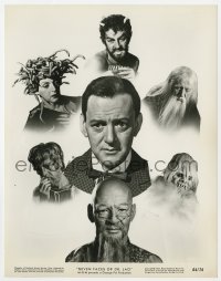 4d078 7 FACES OF DR. LAO  8x10.25 still 1964 great montage of all 7 characters Tony Randall plays!