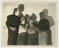4d083 ABBOTT & COSTELLO MEET FRANKENSTEIN  8x10 still 1948 Glenn Strange & Lon Chaney in makeup!