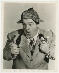 4d086 ABBOTT & COSTELLO MEET THE INVISIBLE MAN  8.25x10 still 1951 Lou pointing gun the wrong way!