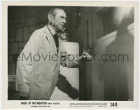 4d200 BRIDE OF THE MONSTER  8x10.25 still 1956 directed by Ed Wood, great close up of Bela Lugosi!