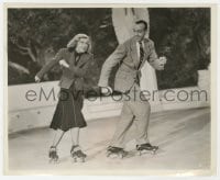 4d225 SHALL WE DANCE 8.25x10 still 1937 Fred Astaire & Ginger Rogers on roller skates by John Miehle