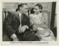 4d239 CITY FOR CONQUEST  8x10.25 still R1940s best c/u Ann Sheridan smiling at boxer James Cagney!