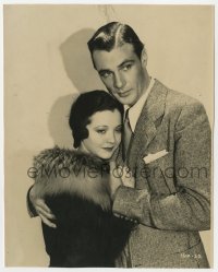 4d240 CITY STREETS  7.5x9.5 still 1931 great close up of Gary Cooper & Sylvia Sidney madly in love!