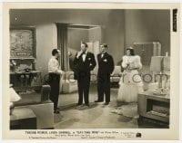 4d280 DAY-TIME WIFE  8x10.25 still 1939 Linda Darnell, Tyrone Power & Warren William look at Asian man!
