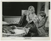 4d285 DEAR BRIGITTE  8.25x10 still 1965 young Bill Mumy & sexy Bardot with adorable puppy!