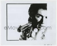 4d296 DIRTY HARRY  8x10 still 1971 great close up art of Clint Eastwood pointing his big gun!