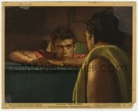 4d034 EAST OF EDEN color 8x10 still #10 1955 intense close up of James Dean, directed by Elia Kazan!
