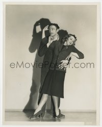 4d035 EAST SIDE OF HEAVEN  8x10 1939 full-length portrait of Mischa Auer & Joan Blondell!