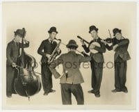 4d456 HARRY LANGDON  8.25x10 still 1927 montage of the comic conducting himself in an entire band!