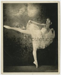 4d464 HELENE DENIZON deluxe 8x10 still 1920s portrait of the pretty ballet dancer by Nickolas Muray!