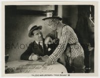 4d482 HORSE FEATHERS  7.75x10 still 1932 dog catcher Harpo Marx tries to help guy playing solitaire!