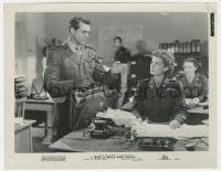 4d498 I WAS A MALE WAR BRIDE  8x10.25 still 1949 Cary Grant gives nylon to uniformed Ann Sheridan!