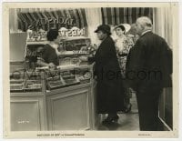 4d503 IMITATION OF LIFE  8x10 still 1934 Claudette Colbert & Louise Beavers by restaurant cashier!