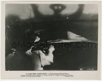 4d520 IT CAME FROM OUTER SPACE  8x10.25 still 1953 Joe Sawyer stops Barbara Rush driving car!