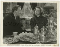 4d573 KEEPER OF THE FLAME  8x10.25 still 1942 c/u of Spencer Tracy & Katharine Hepburn at table!