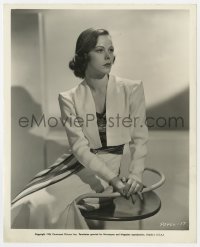 4d623 LOUISE PLATT  8.25x10 still 1938 great seated Paramount studio portrait, Spawn of the North!