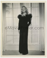 4d673 MEET ME ON BROADWAY  8.25x10 still 1946 full-length Marjorie Reynolds modeling a cool dress!