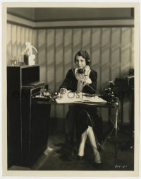 4d687 MONTE CARLO  8x10.25 still 1930 uncredited receptionist Frances Dee at desk talking on phone!