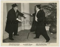 4d707 NAUGHTY NINETIES  8x10.25 still 1945 Lou Costello in tuxedo duelling with his cane!