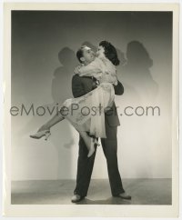 4d712 NIGHT TO REMEMBER  8.25x10 still 1942 Brian Aherne carrying pretty Loretta Young by M.B. Paul!