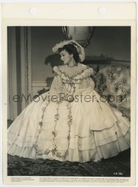 4d725 OLIVIA DE HAVILLAND  8x11 key book still 1941 in cool dress, They Died with Their Boots On!