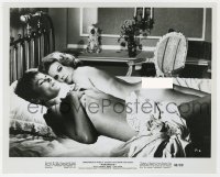4d735 ORGASMO  8.25x10 still 1969 Carroll Baker & Colette Descombes both naked in bed, Paranoia!