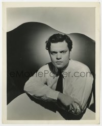 4d736 ORSON WELLES  8x10 still 1938 the boy genius when he panicked the world w/ War of the Worlds!