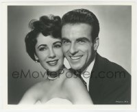 4d767 PLACE IN THE SUN  8.25x10 still 1951 best portrait of Montgomery Clift & Elizabeth Taylor!