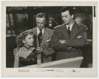 4d818 ROAD HOUSE  8.25x10.25 still 1948 Richard Widmark by Ida lupino glaring at Cornel Wilde!