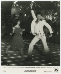 4d837 SATURDAY NIGHT FEVER  8x9.75 still 1977 best image of disco John Travolta & Karen Lynn Gorney!