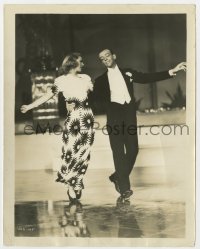 4d843 SHALL WE DANCE  8x10.25 still 1937 Astaire in white tie & tails, Rogers in glamorous gown!