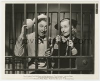 4d954 TRUE CONFESSION  8x10 key book still 1937 Carole Lombard & John Barrymore make faces in jail!