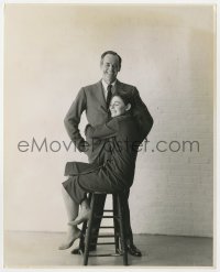 4d956 TWO FOR THE SEESAW deluxe stage play 8x10 still 1958 portrait of Henry Fonda & Anne Bancroft!