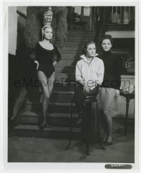 4d964 VALLEY OF THE DOLLS  8.25x10 still 1967 Sharon Tate, Patty Duke & Barbara Parkins on stairs!