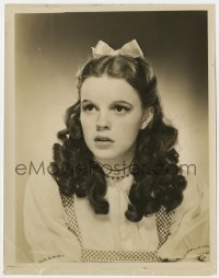 4d985 WIZARD OF OZ  8x10.25 still 1939 best head & shoulders portrait of Judy Garland as Dorothy!