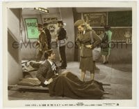 4d073 YANK IN THE R.A.F. color 8x10 still 1941 Tyrone Power fakes injury to talk to Betty Grable!