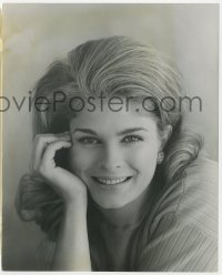 4d221 CANDICE BERGEN  7.25x9.25 still 1967 smiling portrait about to star in The Sand Pebbles!