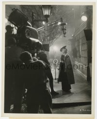 4d987 WOMAN I LOVE candid 8x10 still 1937 crew films Miriam Hopkins in an intensely emotional scene!