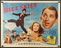 4f514 BLUE SKIES style B 1/2sh 1946 art of dancing Fred Astaire, Bing Crosby, Joan Caulfield, Irving Berlin